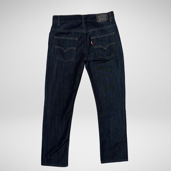 Boys Levi's Dark Wash Slim Fit Jeans - Size 18 (29x29) - Picture 2 of 4